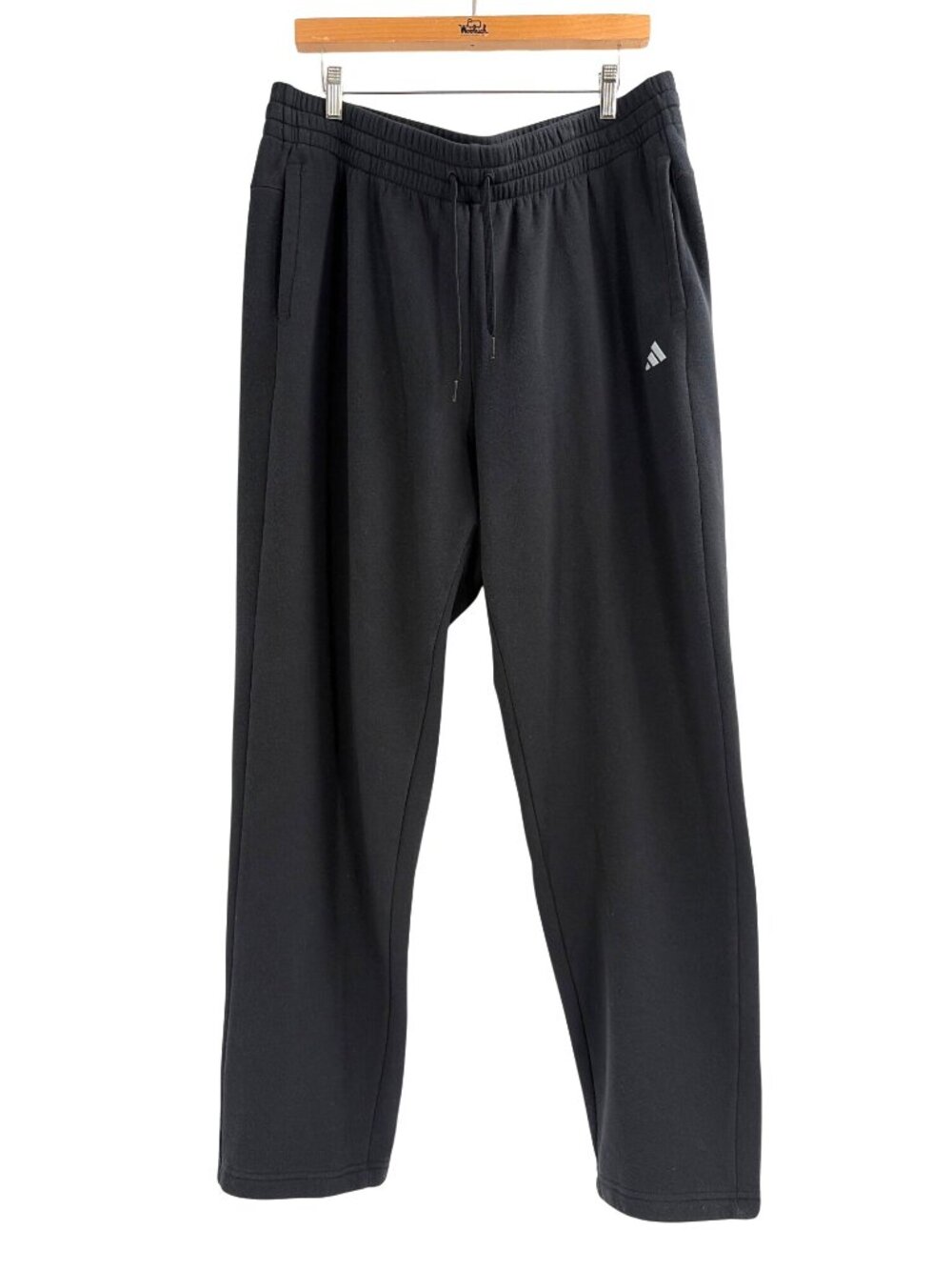 adidas Originals Essentials Fleece Loose Joggers Womens Plus Size 2X Black Comfy